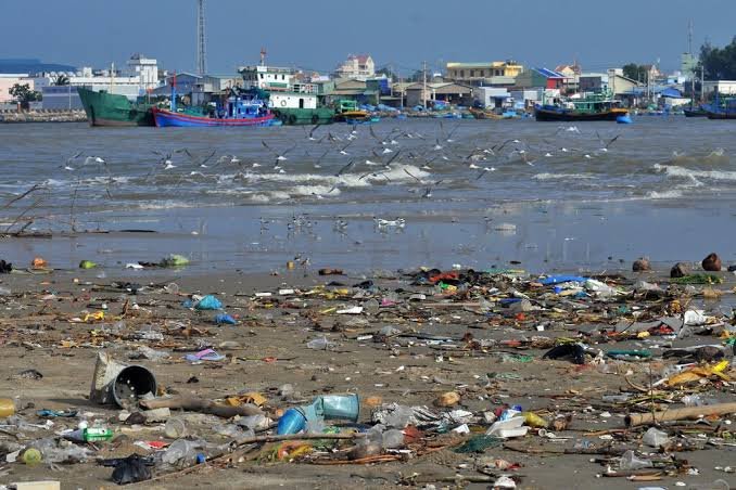 contaminated water